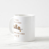 Mug Écureuil Drôle Tous Amusants & Jeux Jusqu'À (Devant gauche)