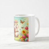 Mug Écureuil du printemps mignon et heureux (Devant droit)