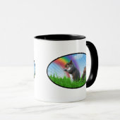 Mug Écureuil et ciel arc-en-ciel (Devant droit)