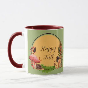 Mug Écureuil et nature avec texte personnalisable