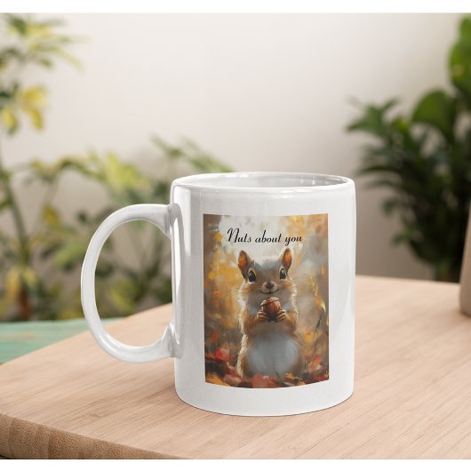Mug Écureuil, fou de toi