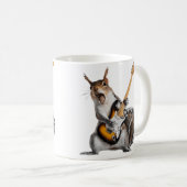 Mug Écureuil jouant de la guitare (Devant droit)
