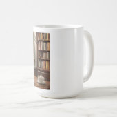 Mug Écureuil Lecture classique Mug, 15 oz (Devant droit)