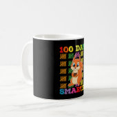 Mug Écureuil plus intelligent de 100 jours 100e jour d (Devant gauche)