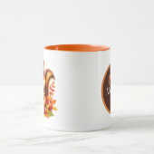 Mug Écureuil saisonnier de l'automne mûr ajouter un mo (Centre)