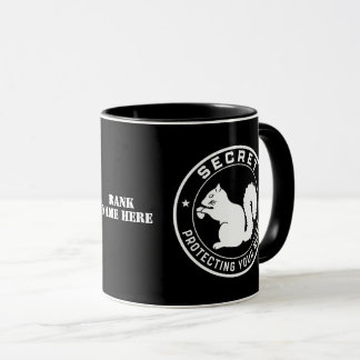 Mug Écureuil Secret Protéger vos noix Personnalisable