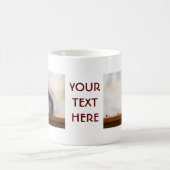 Mug Écureuil sur un banc et quelques noix (Centre)