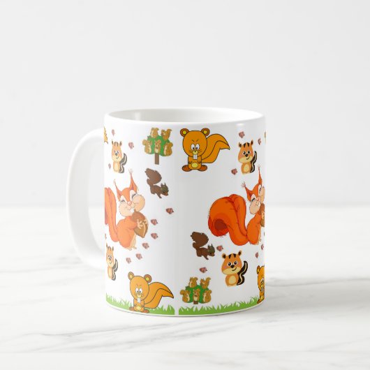 Mug écureuils (Devant gauche)