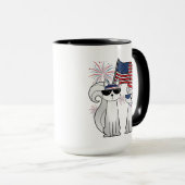 Mug Écureuils cool patriotiques (Devant droit)