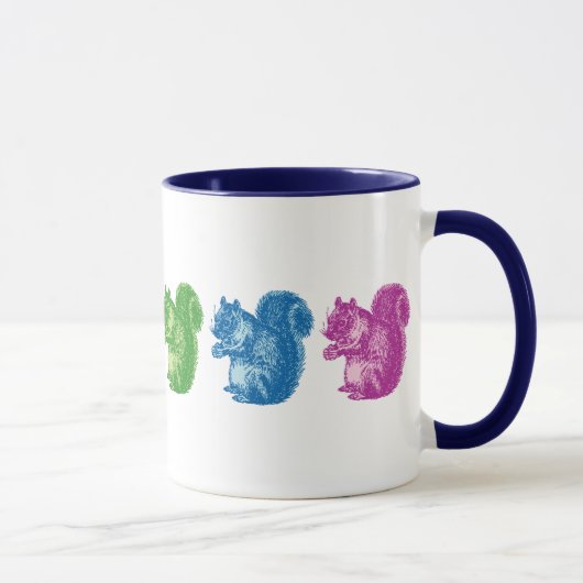 Mug Écureuils d'arc-en-ciel (Droite)