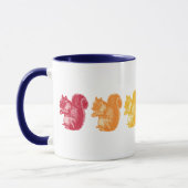 Mug Écureuils d'arc-en-ciel (Gauche)