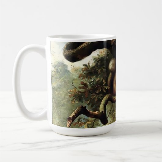 Mug Écureuils de bois dans le chêne (Gauche)