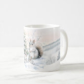 Mug Écureuils en forêt hivernale (Devant droit)