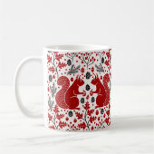 Mug Écureuils roux dans la forêt (Gauche)