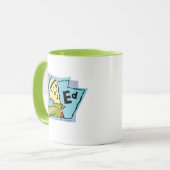 Mug Ed - Graphique de caractères (Devant gauche)