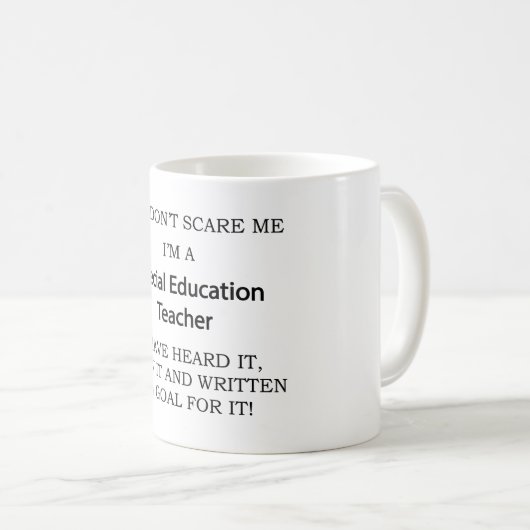 Mug Ed spécial. Professeur (Devant droit)