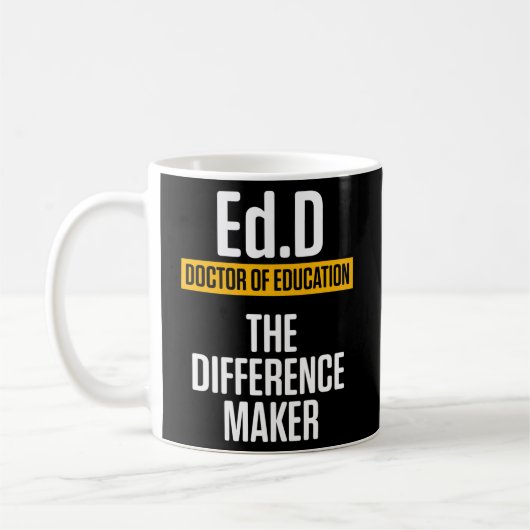 Mug Edd Docteur En Éducation Doctorant Doctorat En Étu (Gauche)