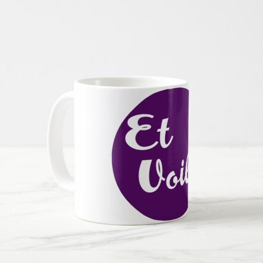 Mug Eddie Izzard - et voila (Devant gauche)