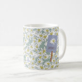 Mug Edelweiss Mignonne Main Illustré Le Son De La Musi (Devant droit)