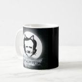 Mug Edgar Allan Meow dans le noir (Devant gauche)