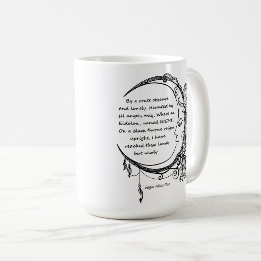 Mug Edgar Allan Poe Dreamland Dreamland (Devant droit)