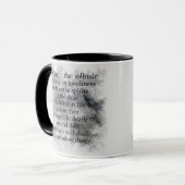 Mug Edgar Allan Poe Spirits of the Dead Halloween Poem (Devant gauche)