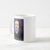 Mug Edgar Allen Poe Citation "The Raven" Cadeaux et ca (Devant gauche)
