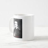 Mug Edgar Allen Poe "La religion est" Citation de sage (Devant gauche)
