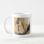 Mug Edgar Degas | après Bath, cou de séchage de femme (Gauche)