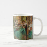 Edgar Degas Dancers rose en vert impressionniste