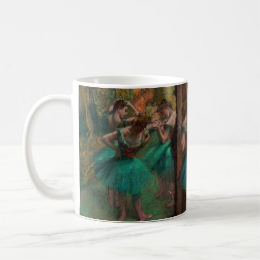 Mug Edgar Degas - Danseuses, rose et vert (Gauche)