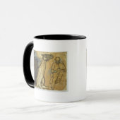 Mug Edgar Degas | deux études des cavaliers (Devant gauche)