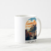 Mug Édimbourg, Écosse Château d'Édimbourg (Devant droit)