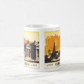 Mug Edimbourg par l'intermédiaire d'affiche de rail de (Centre)