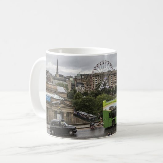 Mug Edimbourg Tourisme écossais (Devant gauche)