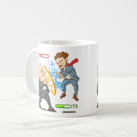 Mug Edison contre Tesla (Devant gauche)