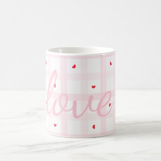 Mug Editable Love Heart Pattern Cute Romantic Seamless (Centre)