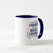 Mug Editable Mom Quote Typography – Career & Love (Devant droit)