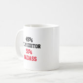 Mug Éditeur de films Badass (Devant gauche)