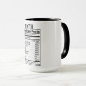 Mug Éditeur - Données nutritionnelles (Devant droit)