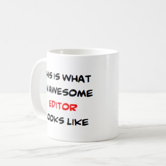 Mug éditeur, génial (Devant gauche)