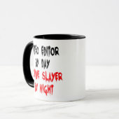 Mug Éditeur vidéo Zombie plaisanter (Devant gauche)