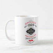 Mug Édition limitée 100e anniversaire Né en 1920 (Gauche)