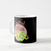 Mug Édition limitée Kawaii serpent jaune et vert (Devant gauche)