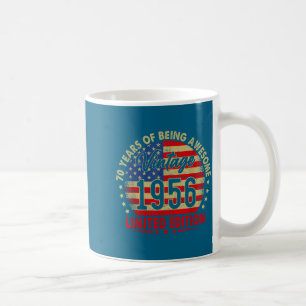 Mug Édition limitée Vintage 1956 70e anniversaire 70 a