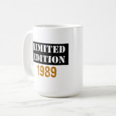 Mug Edition limitée vintage 1989 (Devant gauche)