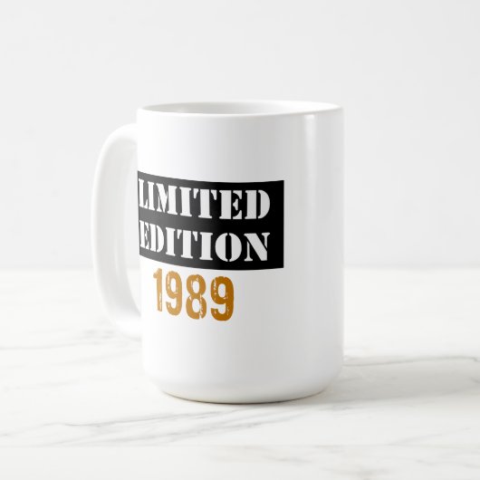 Mug Edition limitée vintage 1989 (Devant gauche)