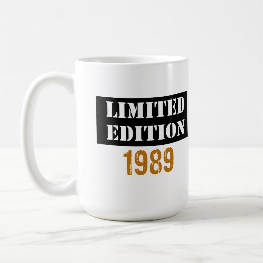 Mug Edition limitée vintage 1989 (Gauche)