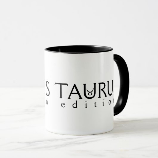 Mug Édition Taurus avec symbole Musique (Devant droit)