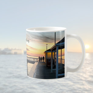 Mug Edmonds Washington Pier au coucher du soleil